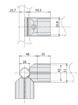 Immagine di Connettore esterno 90° per GF-G/GF-N